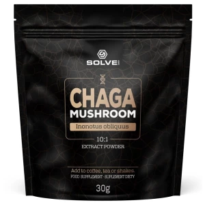 Solve Labs - CHAGA 10:1 MUSHROOM POWDER Solve Labs - CHAGA 10:1 MUSHROOM POWDER